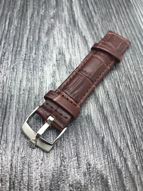 rolex watch men leather strap|genuine Rolex watch straps.